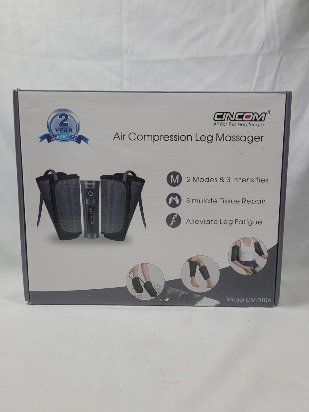CINCOM Air Compression Circulation Massager CM-010A Remote for Legs/Feet/Arms